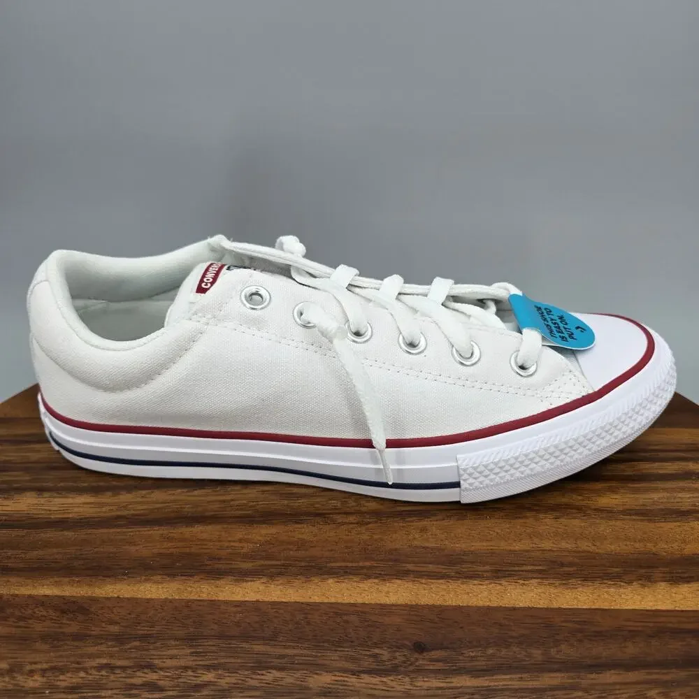 Converse Chuck Taylor All Star Shoes 7Y White Canvas Slip On Athletic Sneakers